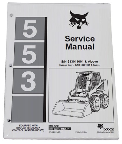 Bobcat 553 skid steer loader - bobcat,