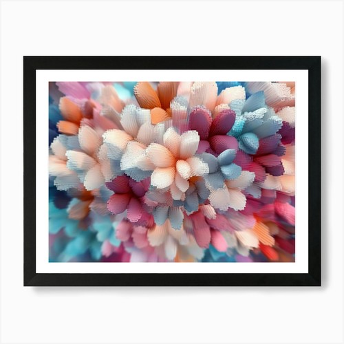 Fiori con effetto estrusione - fiori,