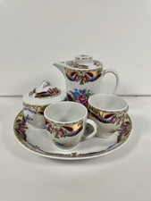 Servizio da caffè tête-à-tête Vizani Limoges a fiori