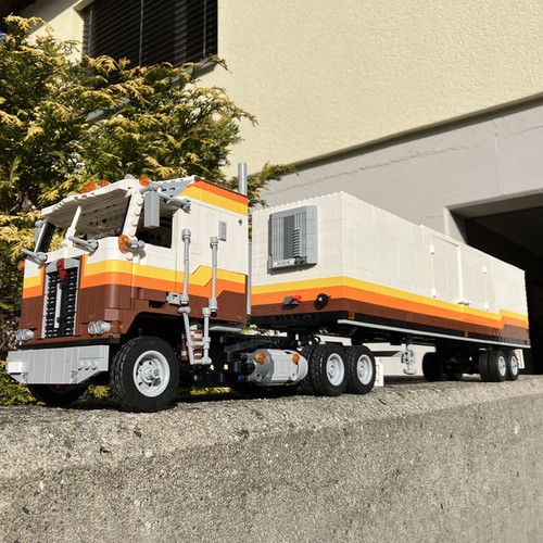 Modellino camion cabover