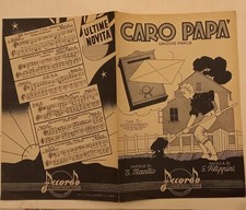 SPARTITO "CARO PAPA'" CANZONE