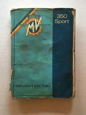 mv 350 sport originale uso e manutenzione vintage