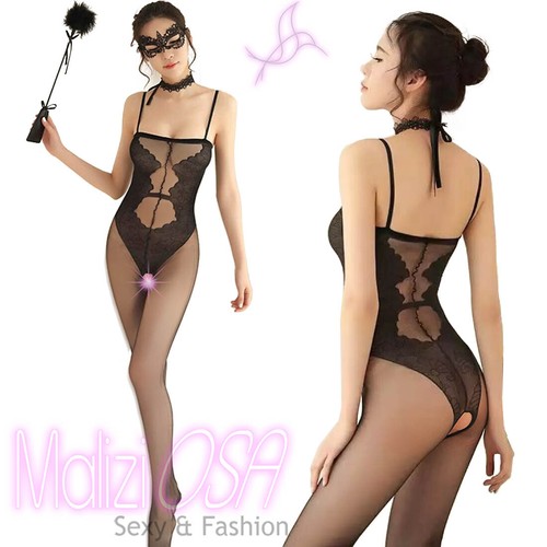 Bodystocking velato aderente - bodystocking,