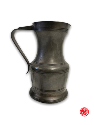 Caraffa peltro antico - in,