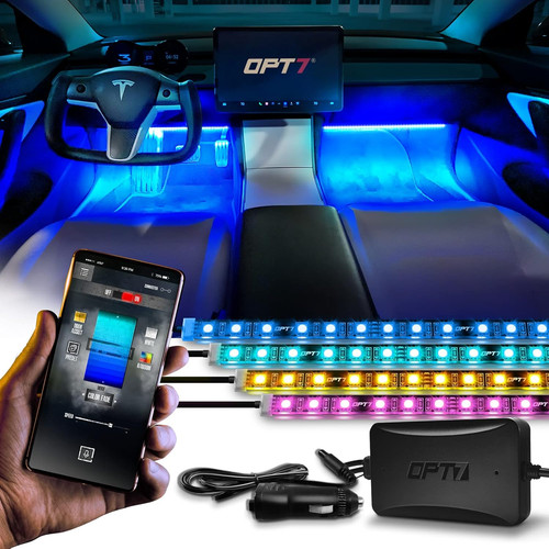 Luci interne auto con - luci,