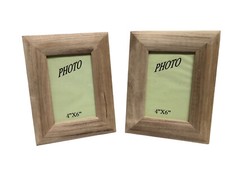 2 PORTAFOTO DECOUPAGE IN LEGNO