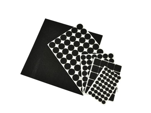 157 set nero feltrini per - pz.,