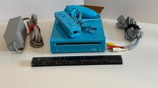 Blue Nintendo Wii RVL-101 W/