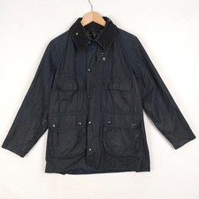 Barbour Bedale giacca uomo cerata 36" nera classica velluto a coste colletto foderato a quadri