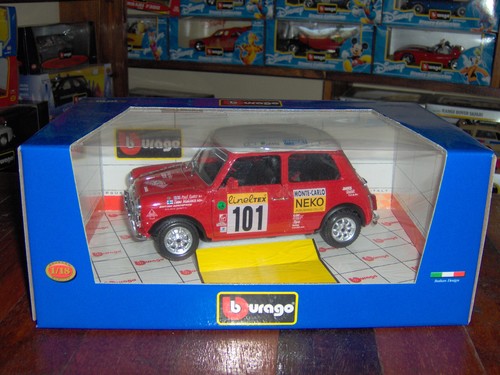 Mini cooper rally bburago - cooper, 1:18