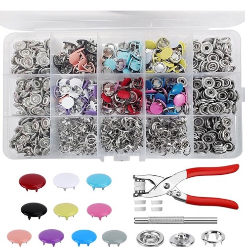 Set bottoni pressione con - set,