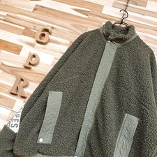 Adidas Big Silhouette Boa Fleece Blouson Unisex L Khaki HFby ottime condizioni