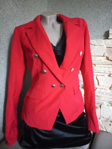 Blazer donna missguided rosso - blazer,