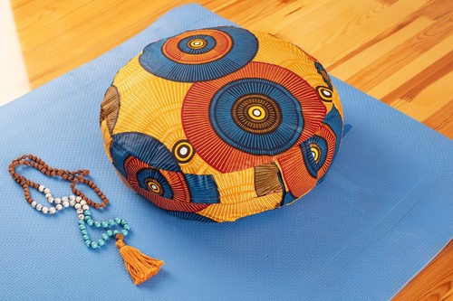 Cuscino meditazione riempito - cuscino,