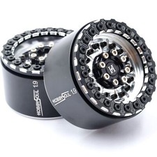 2 cerchi ruota RC Alloy 1.9 Beadlock larghezza 32 mm per Scx10 Trx4 Gen8
