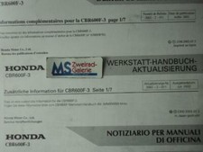 Schema elettrico Honda CBR 600