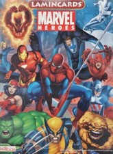 MARVEL HEROES LAMINCARDS TRADING CARDS 2008 EDIBAS SCEGLI MENU CARTE MANCOLISTA