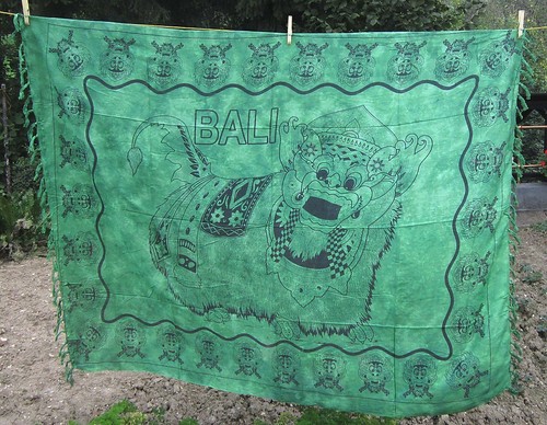 Sarong sarung barong verde - sarong,