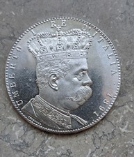 5 Lire 1891 Umberto Eritrea. 