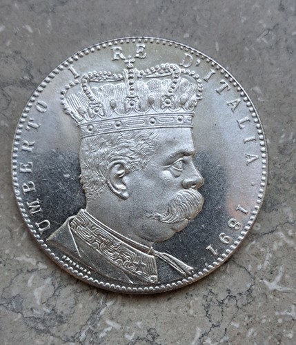 Lire 1891 umberto eritrea - eritrea.,