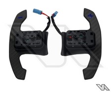 BMW F30 F31 F34 F80 M3 M STYLE RUOTA IN FIBRA DI CARBONIO PADDLE SHIFTERS BLU