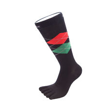 ToeToe Socks Essential Uomo Argyle Calze da Ufficio Tutte Scarpe a Piedi Nudi OSFA