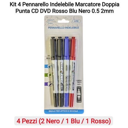 Kit pennarello indelebile - pennarello,