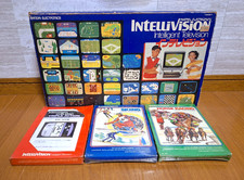 NUOVO Bandai Intellivision Mattel Electronics Japan *SIGILLATO + 3 GIOCHI NUOVI WOW*