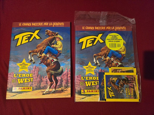 Tex panini sticker album - tex,