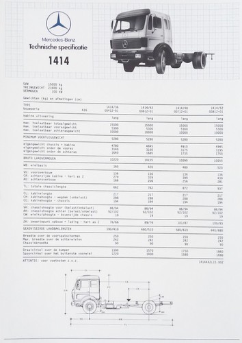 Camion mercedes benz 1414 - mercedes-benz,