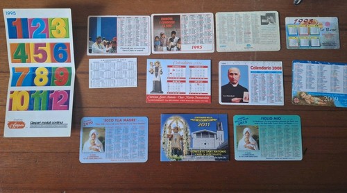 Lotto calendari tascabili - tascabili, di