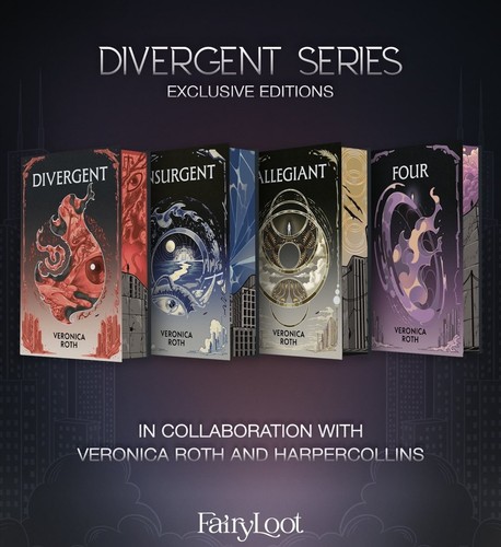 Fairyloot divergent series set - series,