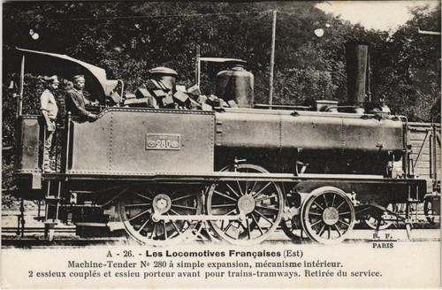 Locomotiva francia tender - pc, francia,