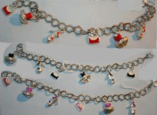 BRACCIALETTI SCARPE, BORSE, ABITI =IN 3 COLORI DIVERSI  A      € L'UNO- HANDMADE