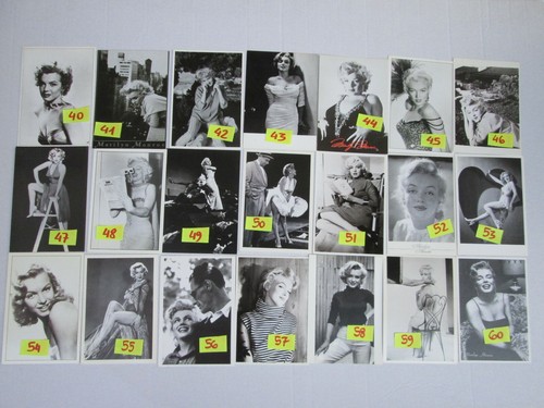 Marilyn monroe cartoline 10x15 - marilyn,