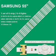 KIT 12 BARRE STRIP LED TV SAMSUNG BN96-34797A BN96-34798A T550QVR010 UE55JU6400K