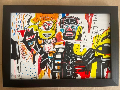 Basquiat disegno quadro su - disegno,