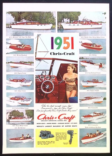 1951 chris craft boats - ad, 14