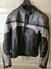 giacca moto uomo MARCA ixon in pelle sfoderadbile, misura xl, per ogni stagione