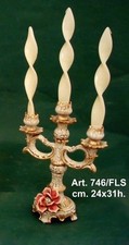 CANDELABRO CANDELIERE 3 FIAMME