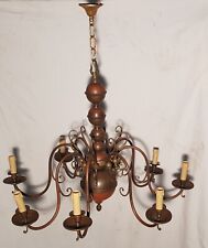 Lampadario in ottone inizi '900 / restaurato