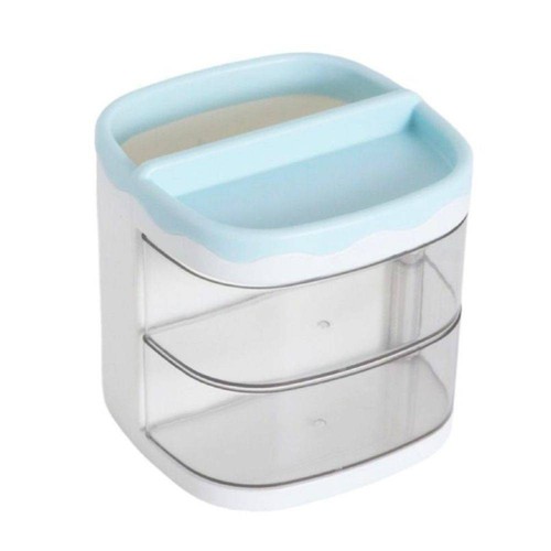 Organizer azzurro con cassetti - azzurro,