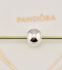 Nuovo Autentico Pandora Argento Sterling Lucido Sfera Clip Charm 791000
