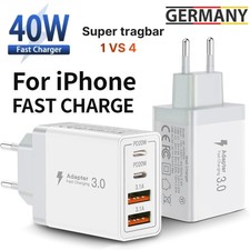 Caricabatteria rapido 40W USB