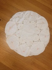 Tovaglia rotonda vintage fatta