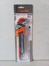 Beta Kit Chiavi Maschio Esagonale Piegate Con Estremita Sferica