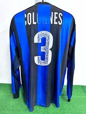 MAGLIA INTER COLONNESE MATCH WORN SHIRT JERSEY CAMISETA VINTAGE COA 1999/2000