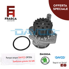 Pompa Acqua Dayco Skoda Roomster 1.6 TDI 105 CV 90 CV 1.2 TDI 75 CV