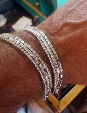 Bracciale argento 925 pepite