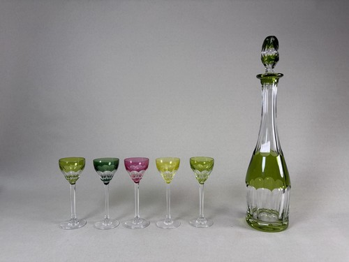 Decanter verde bicchieri - 5,